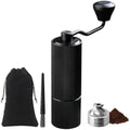 ELMWAY Manual Coffee Grinder – Stainless Steel Burr & Aluminium Body