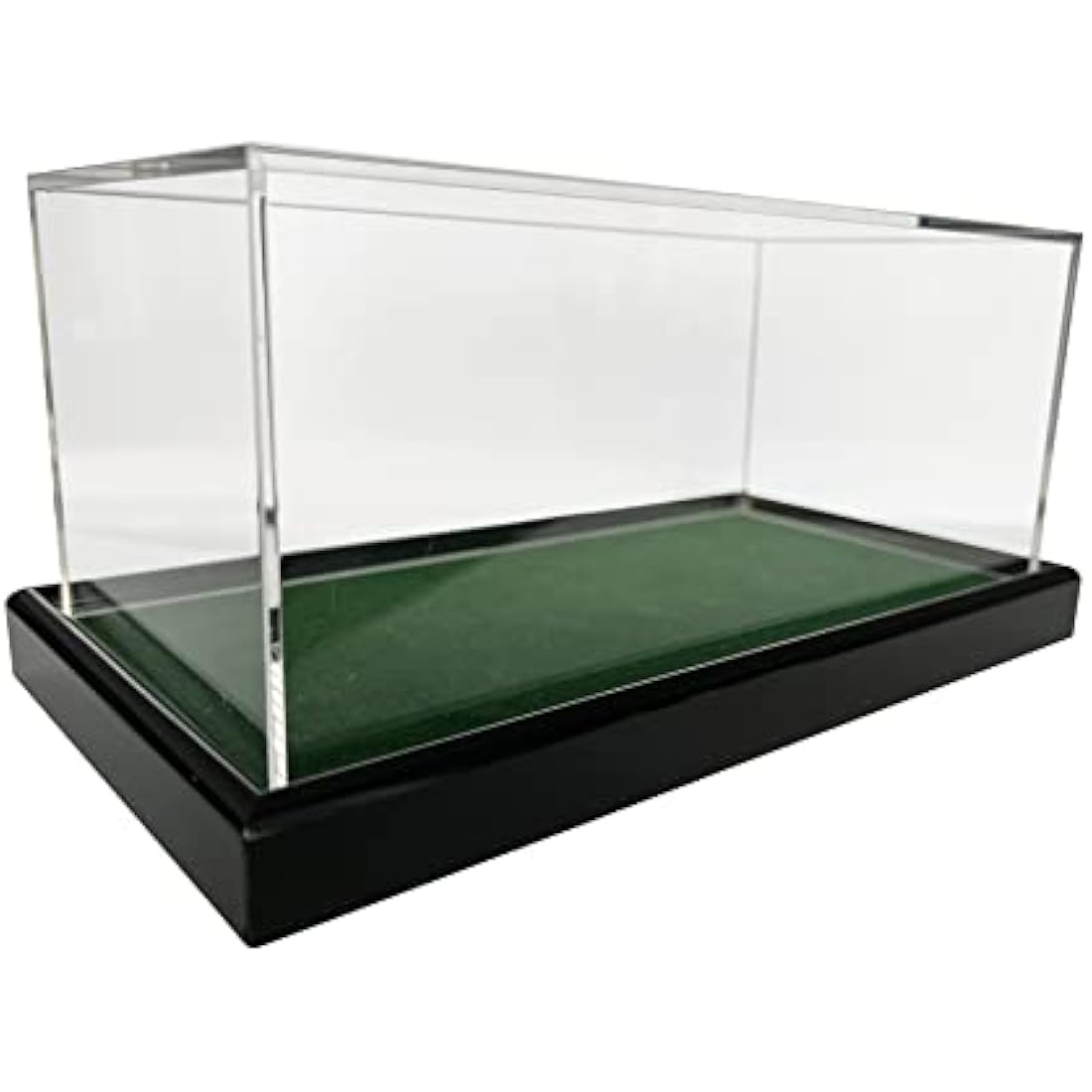 LL-Golf Acrylic Display Case with Green Velvet Base – 22x12x10.5 cm