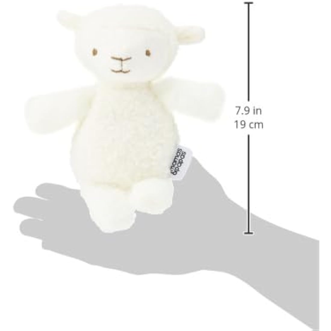 Mamas & Papas Lamb Beanie Plush Toy – Soft White Nursery Decor