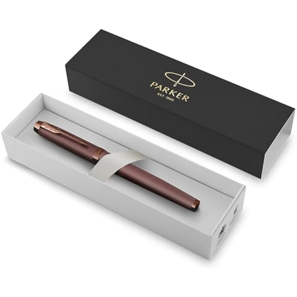 Parker IM Monochrome Rollerball Pen – Burgundy Finish – Fine Point