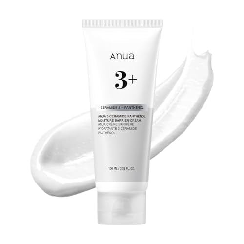 ANUA 3 Ceramide Panthenol Moisture Barrier Cream | Hydrating Face Moisturizer