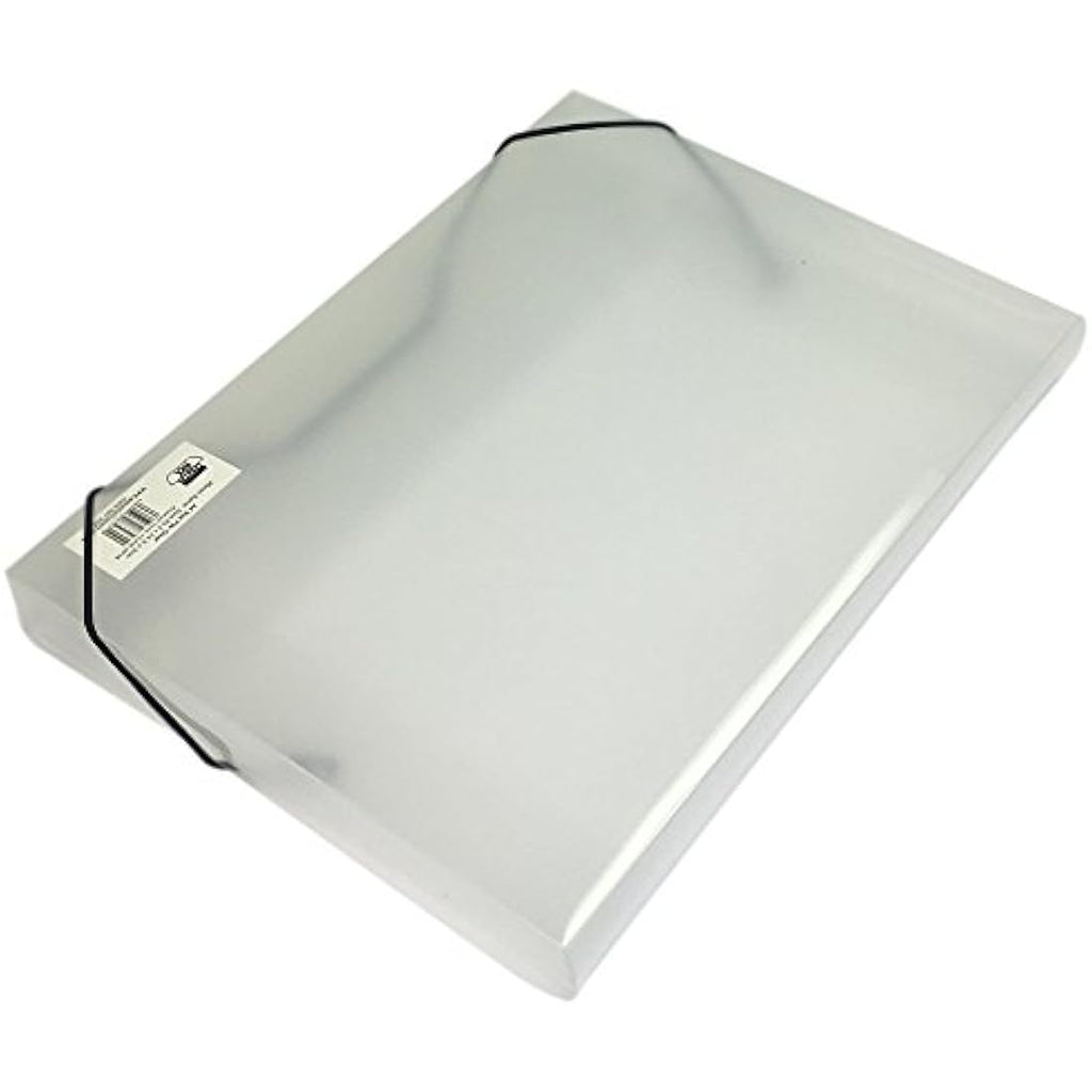 Ark A4 Clear Plastic Box Files – Elasticated Document Storage (10 Pack)