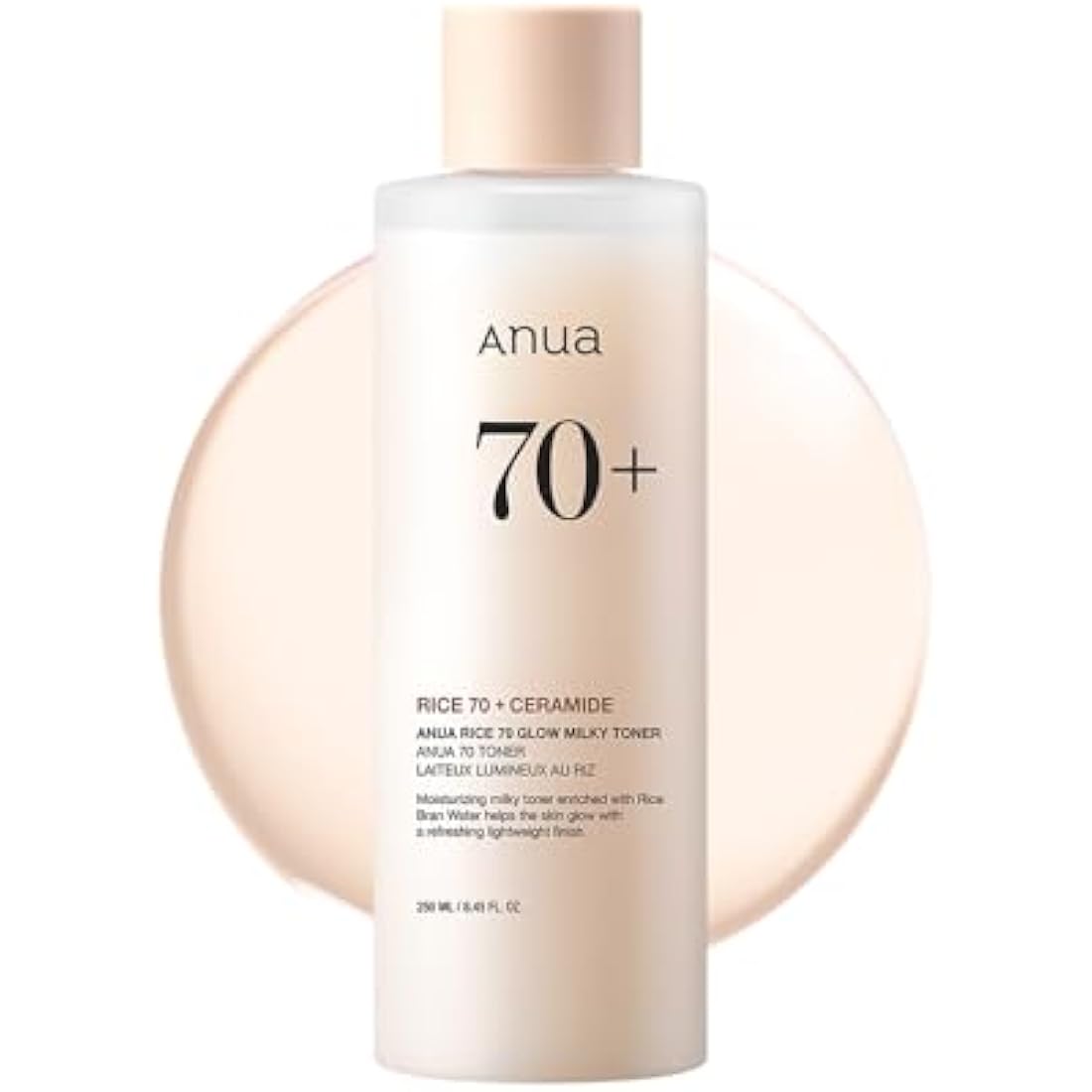 ANUA Rice 70 Glow Milky Toner – Brightening & Hydrating K-Beauty (250ml)