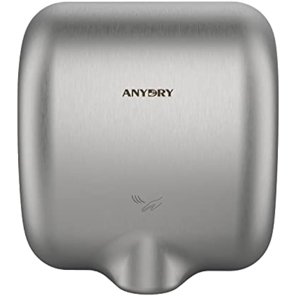 anydry 2800 Commercial Hand Dryer – Brushed Stainless Steel, 1450W
