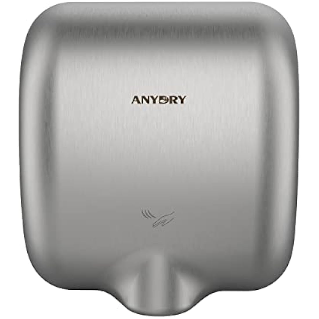 anydry 2800 Commercial Hand Dryer – Brushed Stainless Steel, 1450W