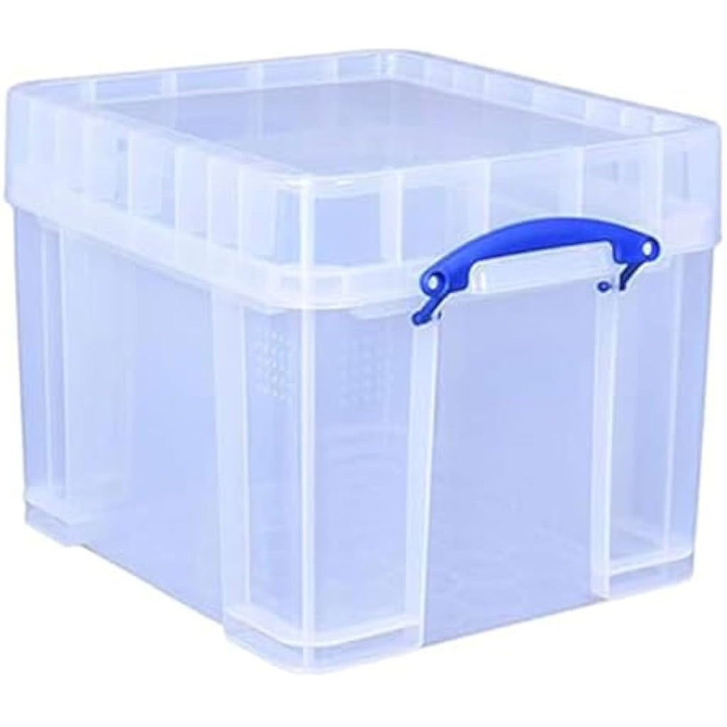 Really Useful Box 35L Vinyl LP Storage Box with XL Lid - 3 Pack