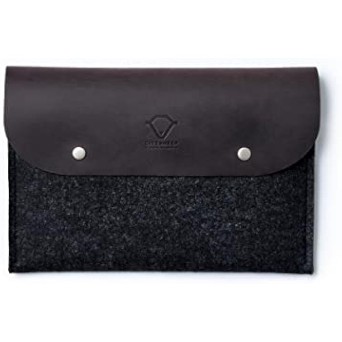 Leather iPad Pro Sleeve | Full Grain Buffalo & Merino Wool