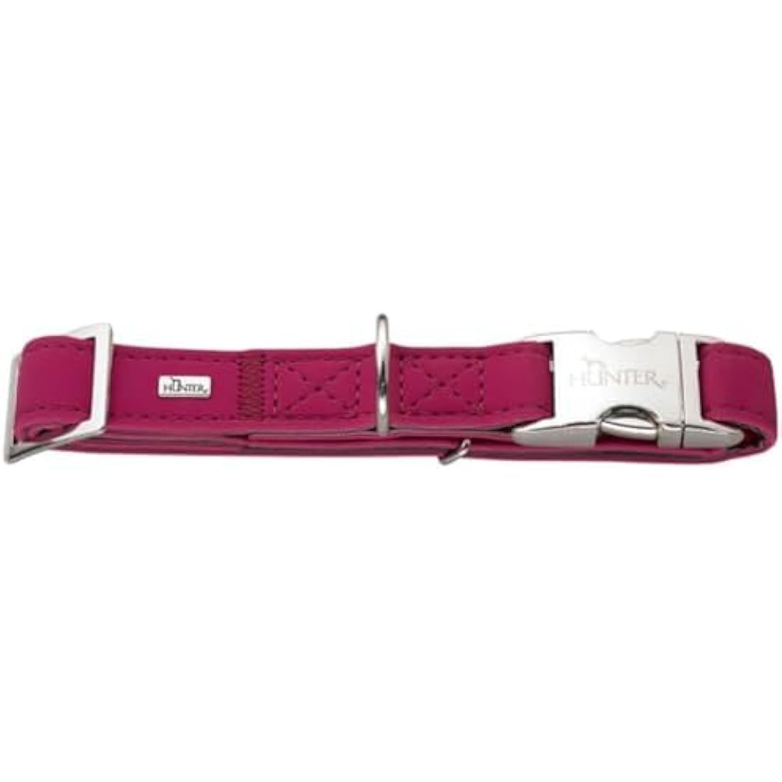 Hunter Softie Alu-Strong Dog Collar – Pink Nubuck Style – 40-55 cm