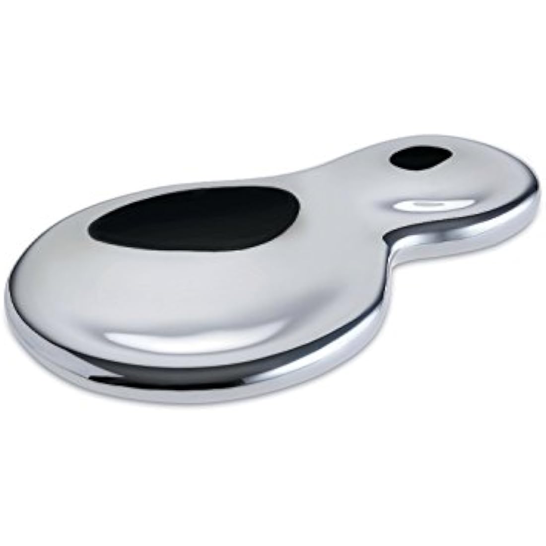Alessi T-1000 Stainless Steel Spoon Rest and Utensil Holder – Silver
