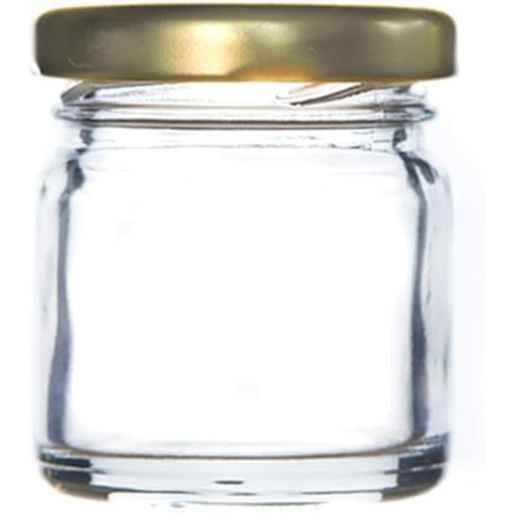 Jolof Store 41ml Mini Glass Jam Jars with Lids - Pack of 100