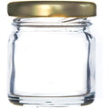 Jolof Store 41ml Mini Glass Jam Jars with Lids - Pack of 100