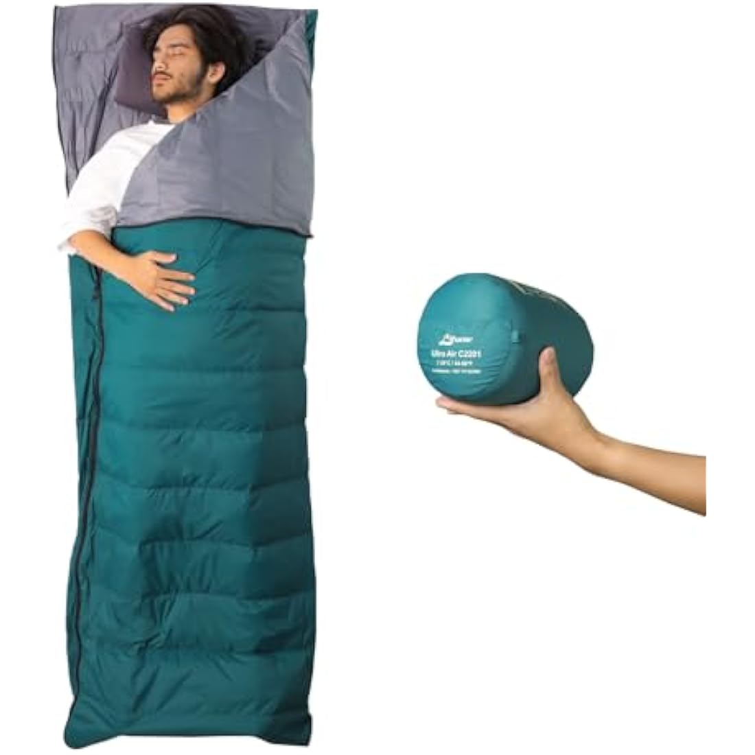 Litume 700 Fill Power Down Sleeping Bag – Lightweight & Packable
