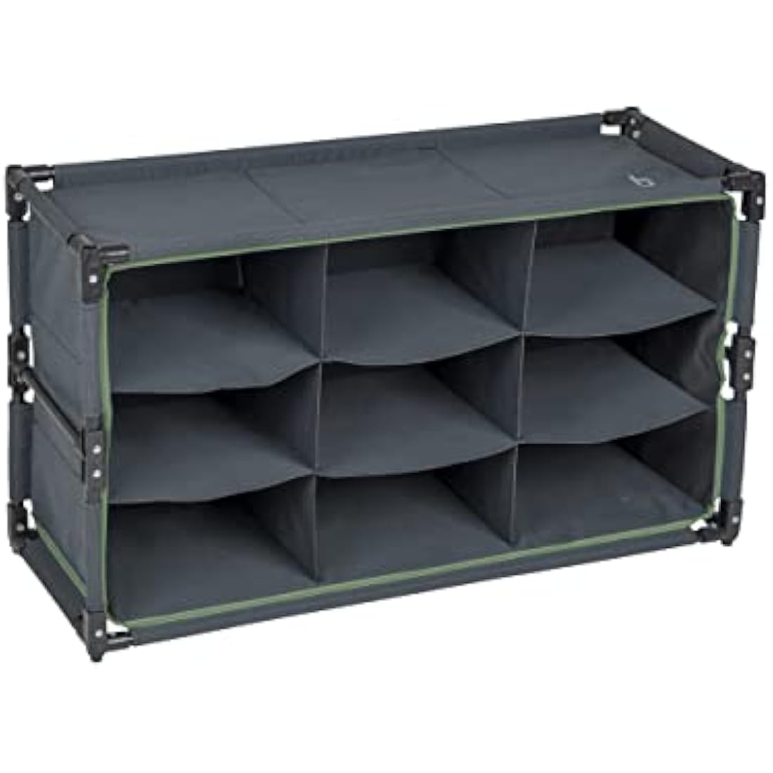 Bo-Camp Portable 9-Compartment Camping Organizer – Foldable Cabinet