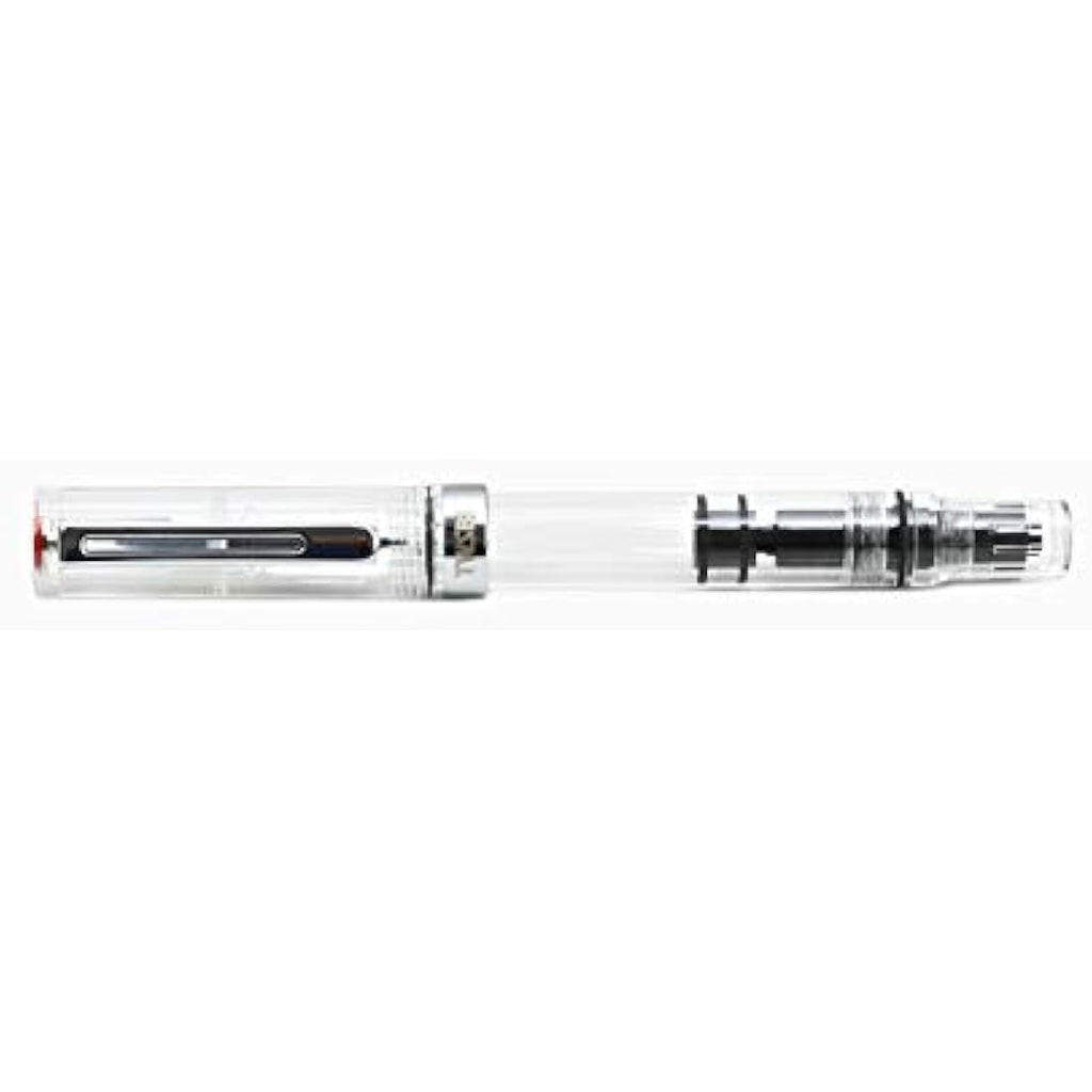 Twsbi ECO-T Fountain Pen – Clear Transparent Body – Broad Steel Nib