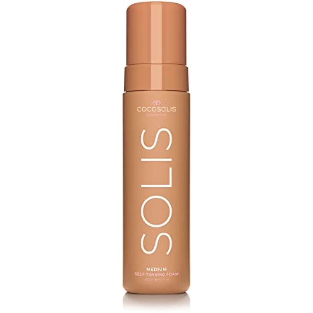 COCOSOLIS SOLIS Medium Self-Tanning Mousse | Natural DHA Face & Body (200ml)