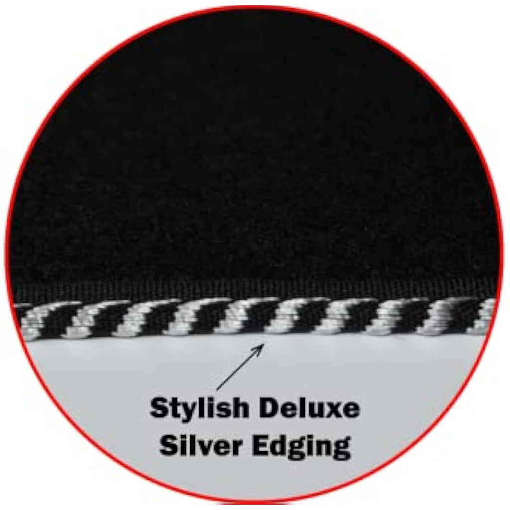 Car Floor Mats for Mini Cooper R56 2006-2013 | Silver Edging
