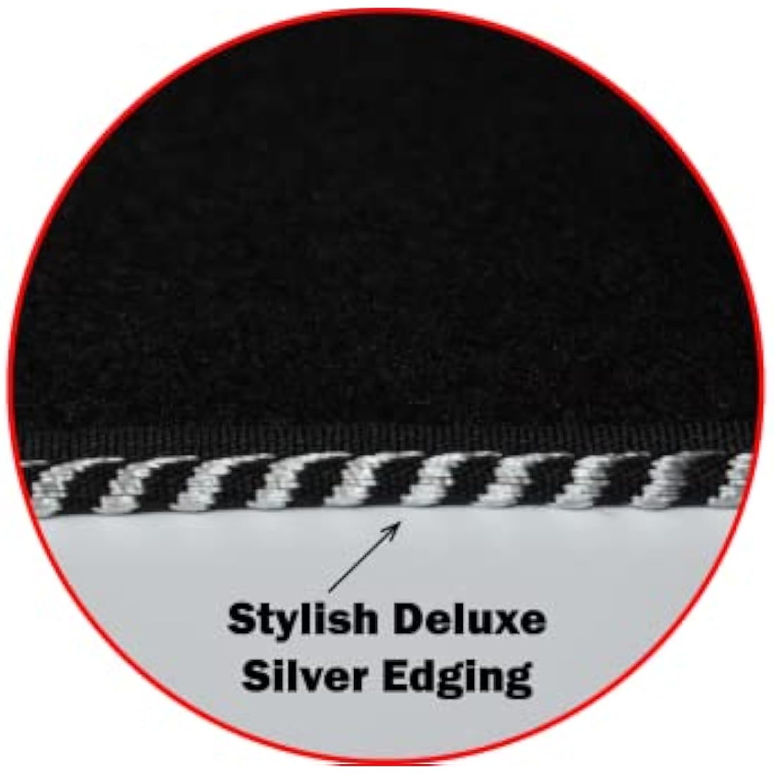 Car Floor Mats for Mini Cooper R56 2006-2013 | Silver Edging
