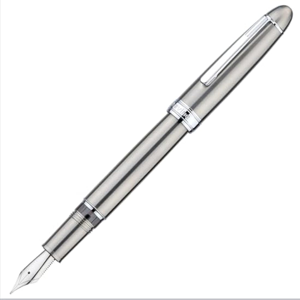 Asvine J16 Titanium Fountain Pen | Jowo Fine Nib Piston Filling Ink Window