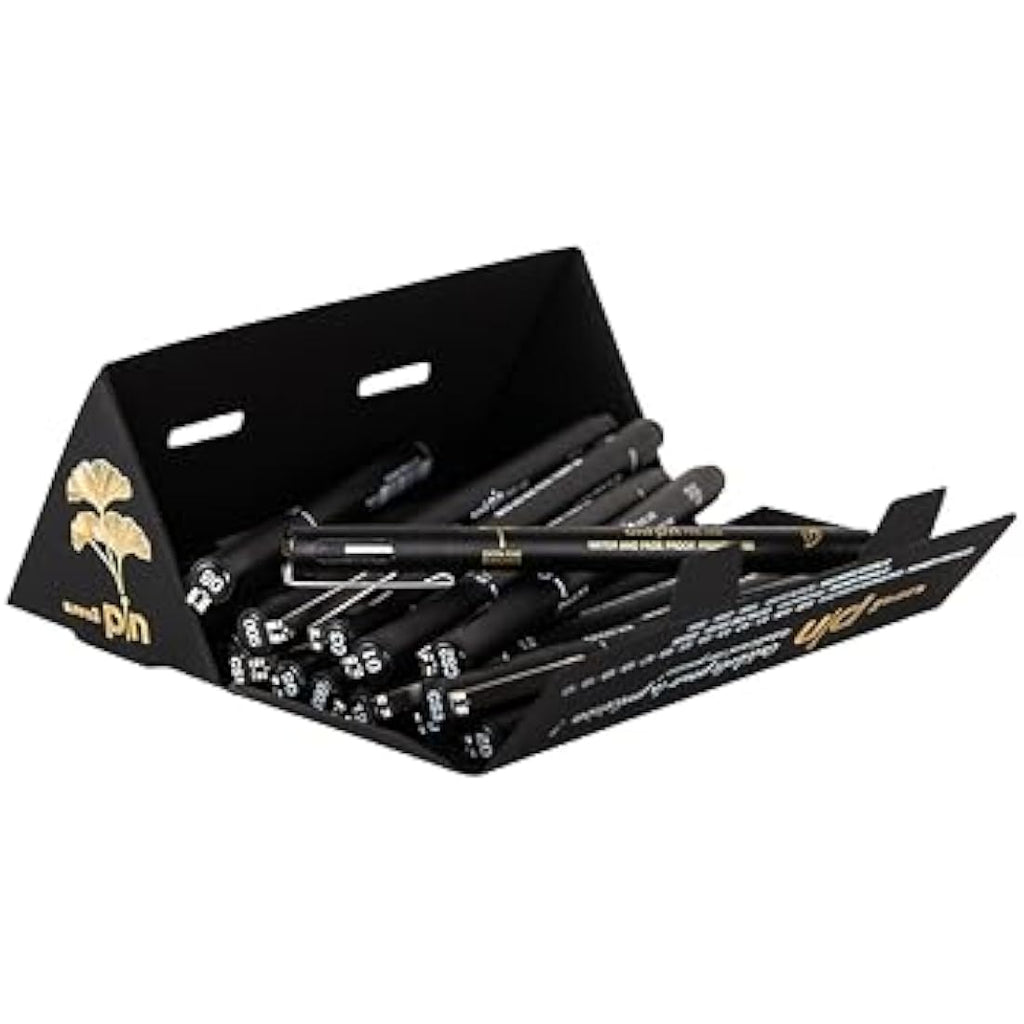 uni-ball PIN Fineliner Pens | 18pc Black Archival Ink Gift Set