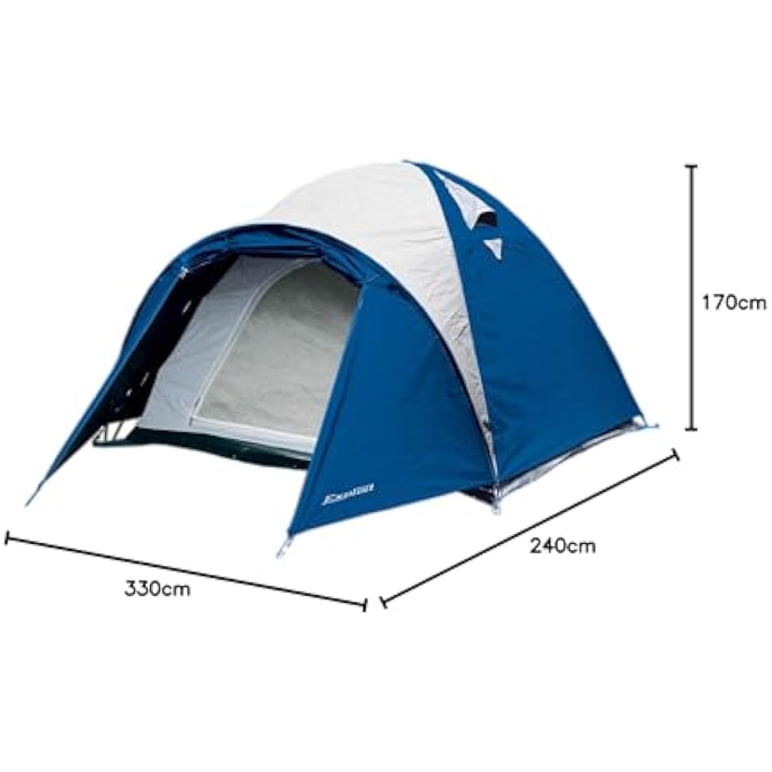 Ferrino Ibiza Camping Tent | Aluminised Polyester with Mosquito Net