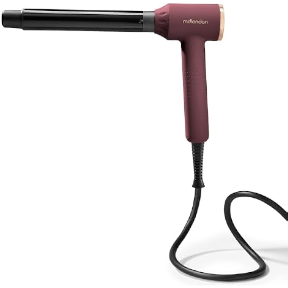 mdlondon CURL 4-in-1 Hair Curling Wand | Ceramic Barrels & Heat Mat