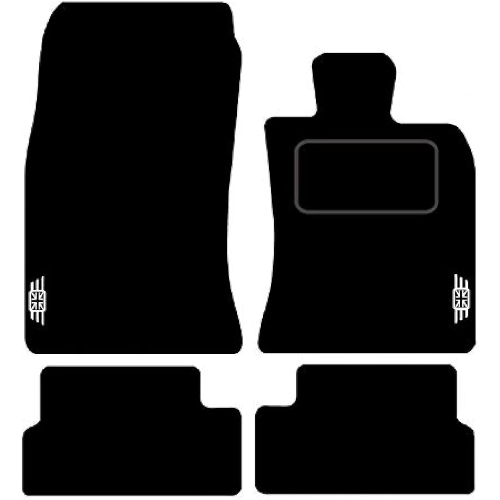 Car Floor Mats for Mini Cooper R56 2006-2013 | Silver Edging