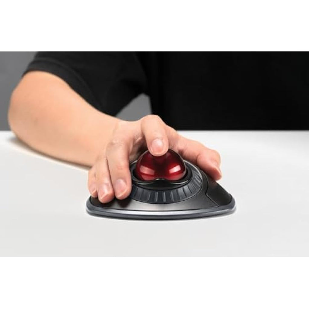 Kensington Orbit Wireless Trackball Mouse with Scroll Ring – Black
