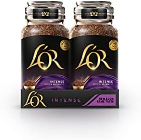 L'OR Intense Instant Coffee – Dark Roast Gourmet Jars, 6 x 150g (900g)