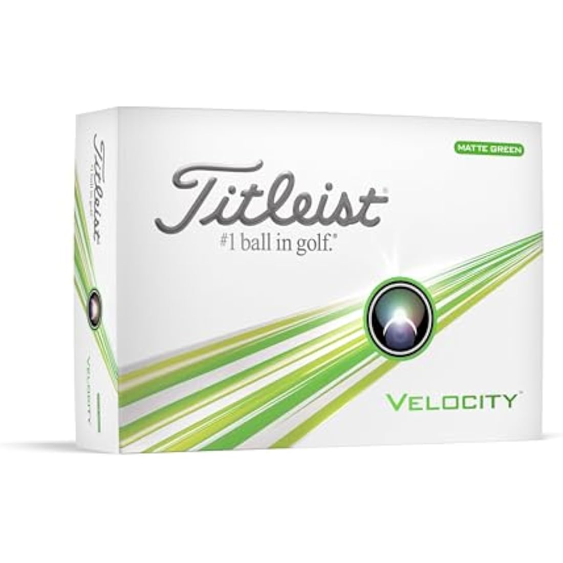 Titleist Velocity Golf Balls – High Speed LSX Core, 12-Pack White