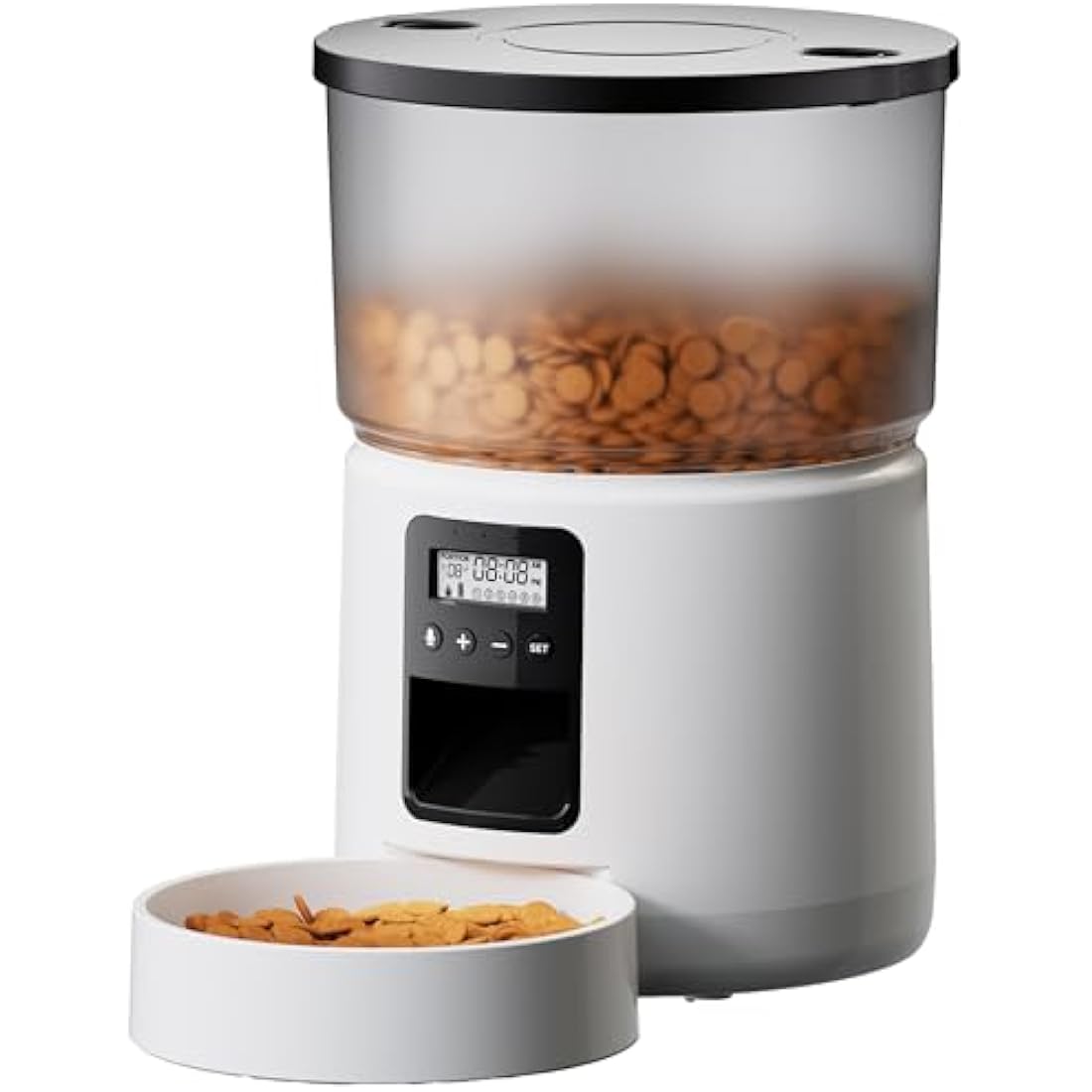 BEMOONY Automatic Cat Feeder - 3L Pet Food Dispenser with Voice Recorder