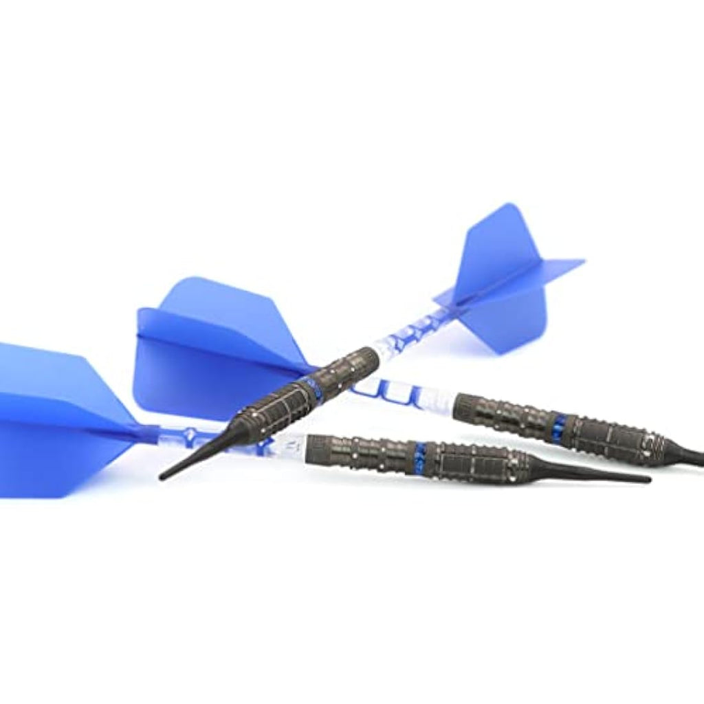 CUESOUL 90% Tungsten Soft Tip Dart Set – 18g Oil Paint Finish T19 Flight