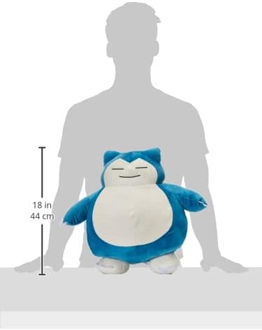 Pokémon Snorlax Plush Toy by Jazwares – 18 Inch Large Stuffed Animal
