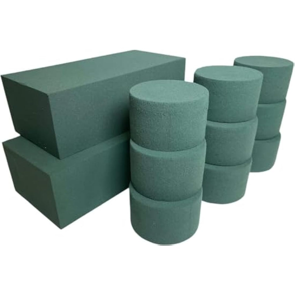 Floral Foam Blocks - 11pc Wet Foam for Fresh & Silk Flowers
