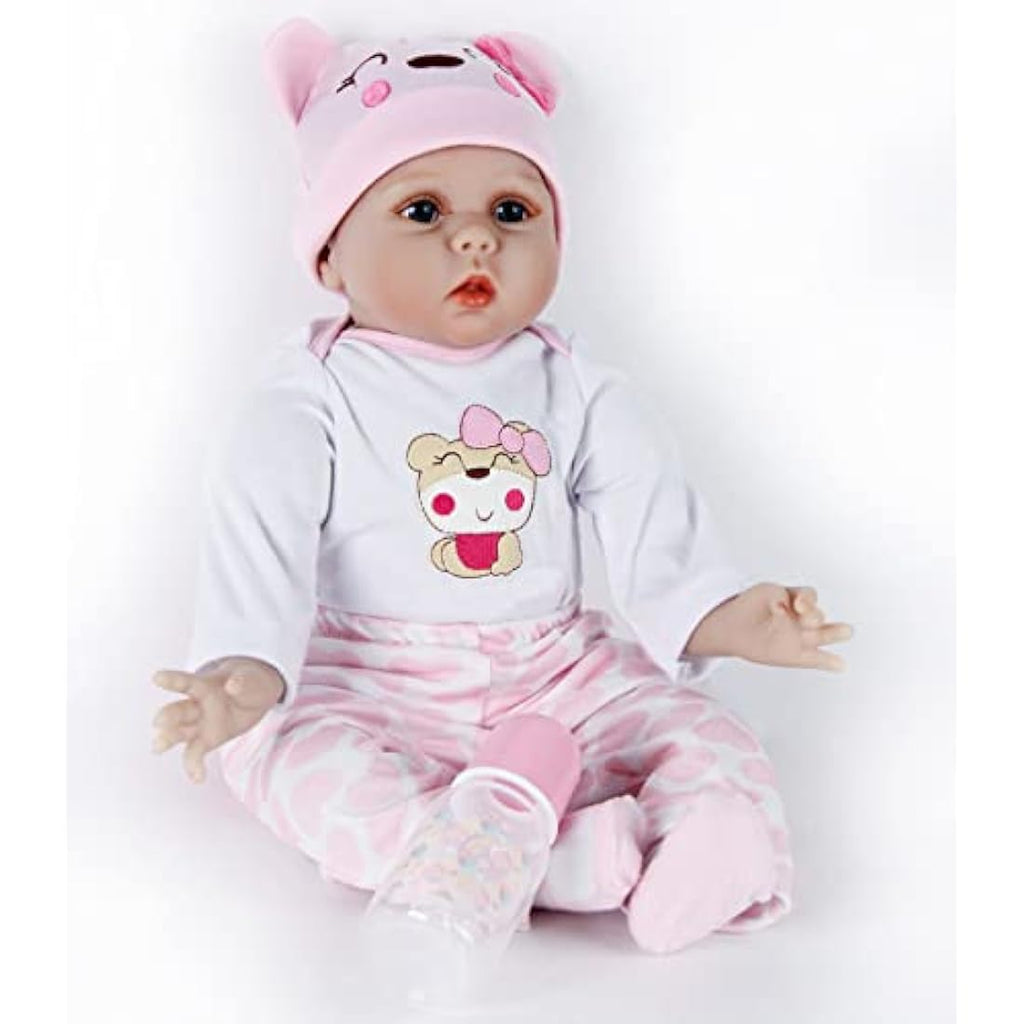 22" Reborn Baby Doll | Realistic Silicone & Cotton Body