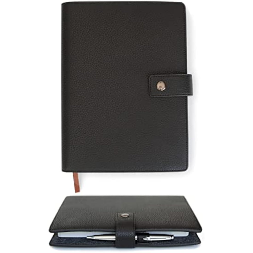Bucksaw Refillable A5 Leather Journal Cover – Scratch-Proof Full Grain
