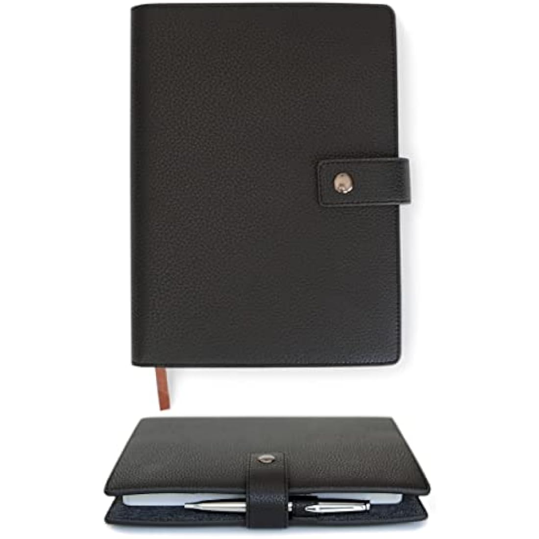 Bucksaw Refillable A5 Leather Journal Cover – Scratch-Proof Full Grain