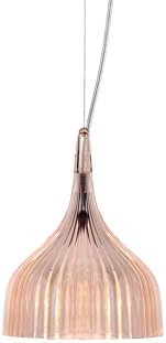 Kartell E Table Lamp by Ferruccio Laviani – Pink Polycarbonate Light