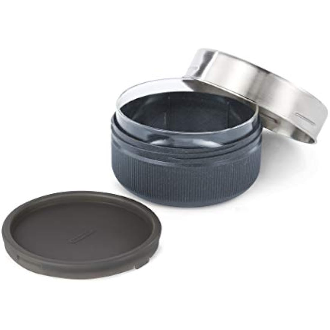 Black+Blum Glass Lunch Pot – Leakproof 750ml Meal Prep Bowl, Slate