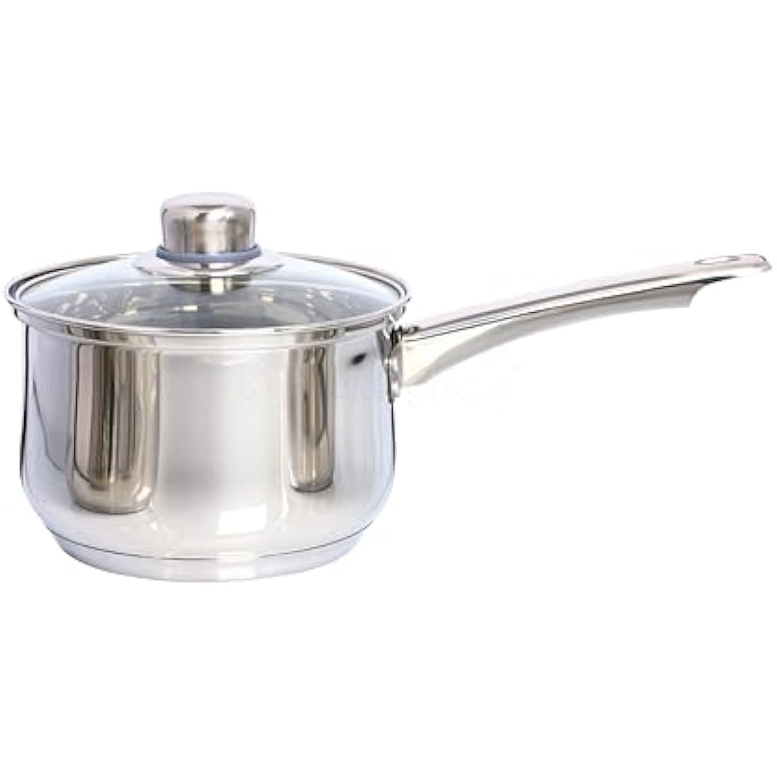 Buckingham Stainless Steel Saucepan with Glass Lid - Induction, 16cm