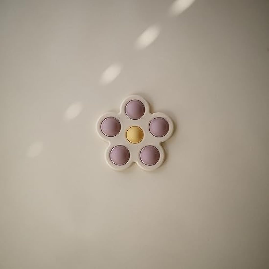 Mushie Flower Press Toy | Silicone Sensory Fidget Toy for Babies