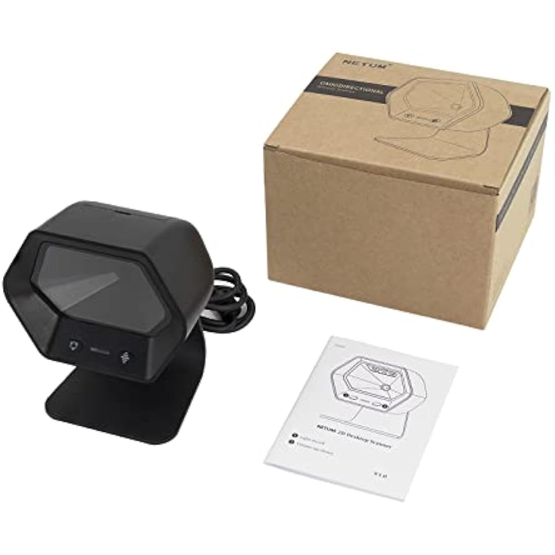 NETUM NT-7060 2D QR Presentation Scanner – Hands-Free USB Barcode Reader