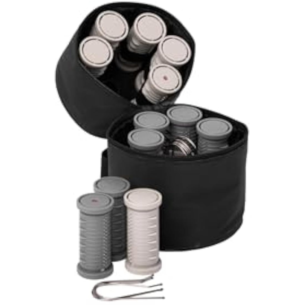 Nicky Clarke Classic Compact Hair Rollers – Portable Styling Tools