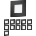 Jolof Store LED Recessed Wall Light – IP65 Outdoor Staircase Light, Black
