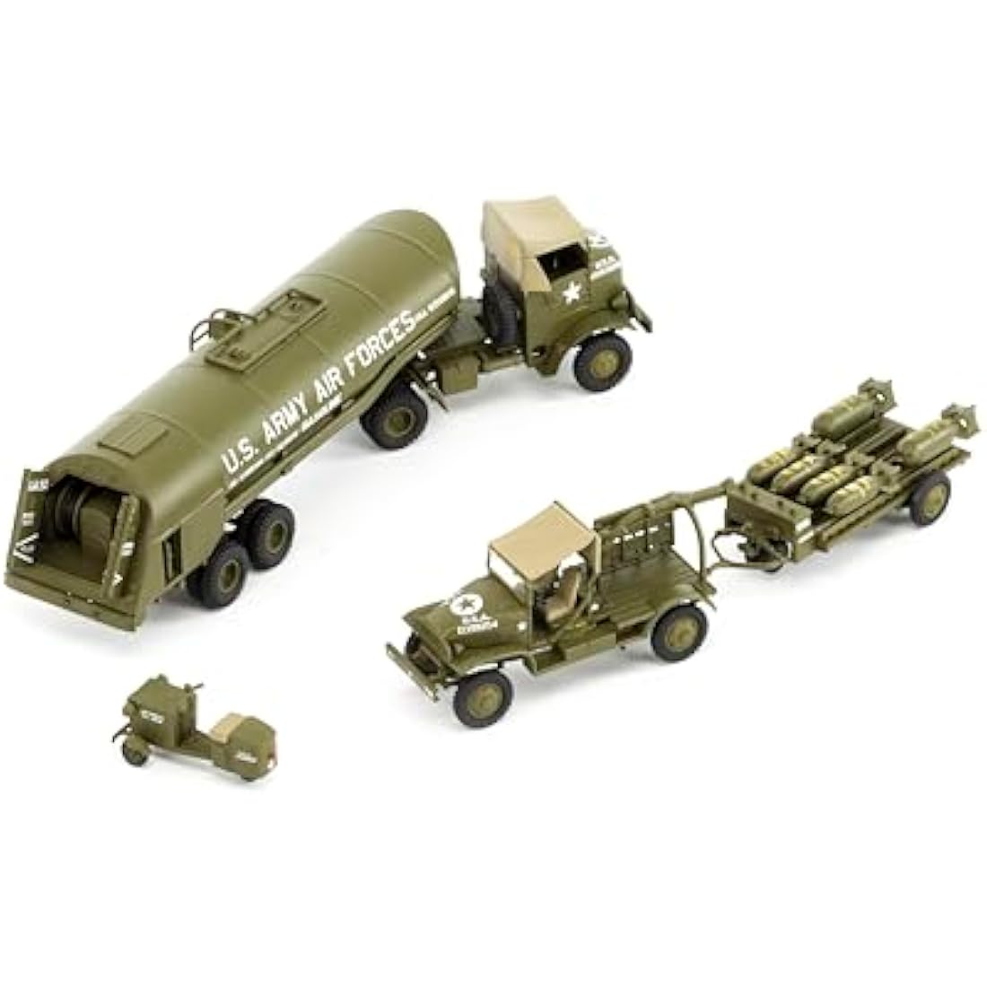 Airfix WWII USAAF 8th Bomber Resupply Set – 1:72 Scale Plastic Model Kit