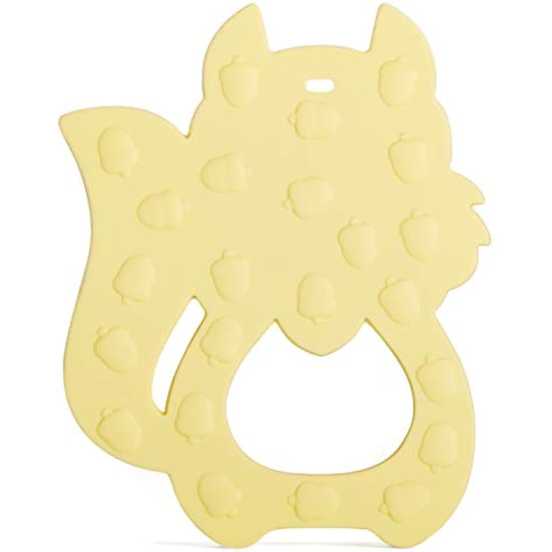 PREMYO Silicone Baby Teething Toy – BPA Free Squirrel Teether, Brown