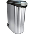 Curver Metallic Pet Food Container - Airtight Dry Food Bin, 54L / 20kg