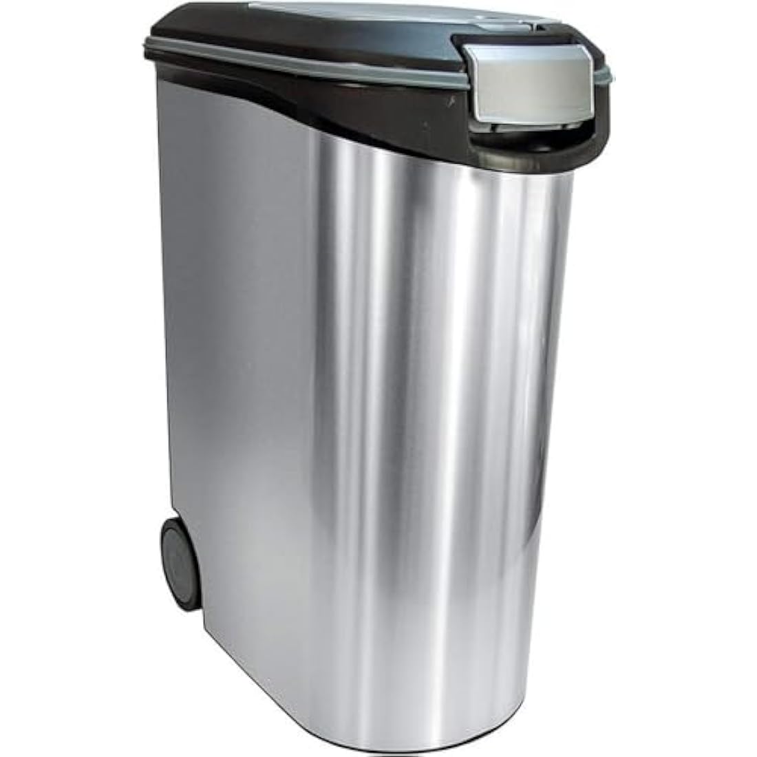 Curver Metallic Pet Food Container - Airtight Dry Food Bin, 54L / 20kg