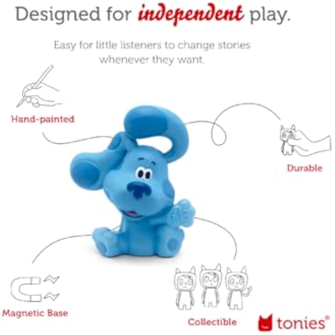 tonies Blue's Clues & You! Audio Character for Toniebox Music Player