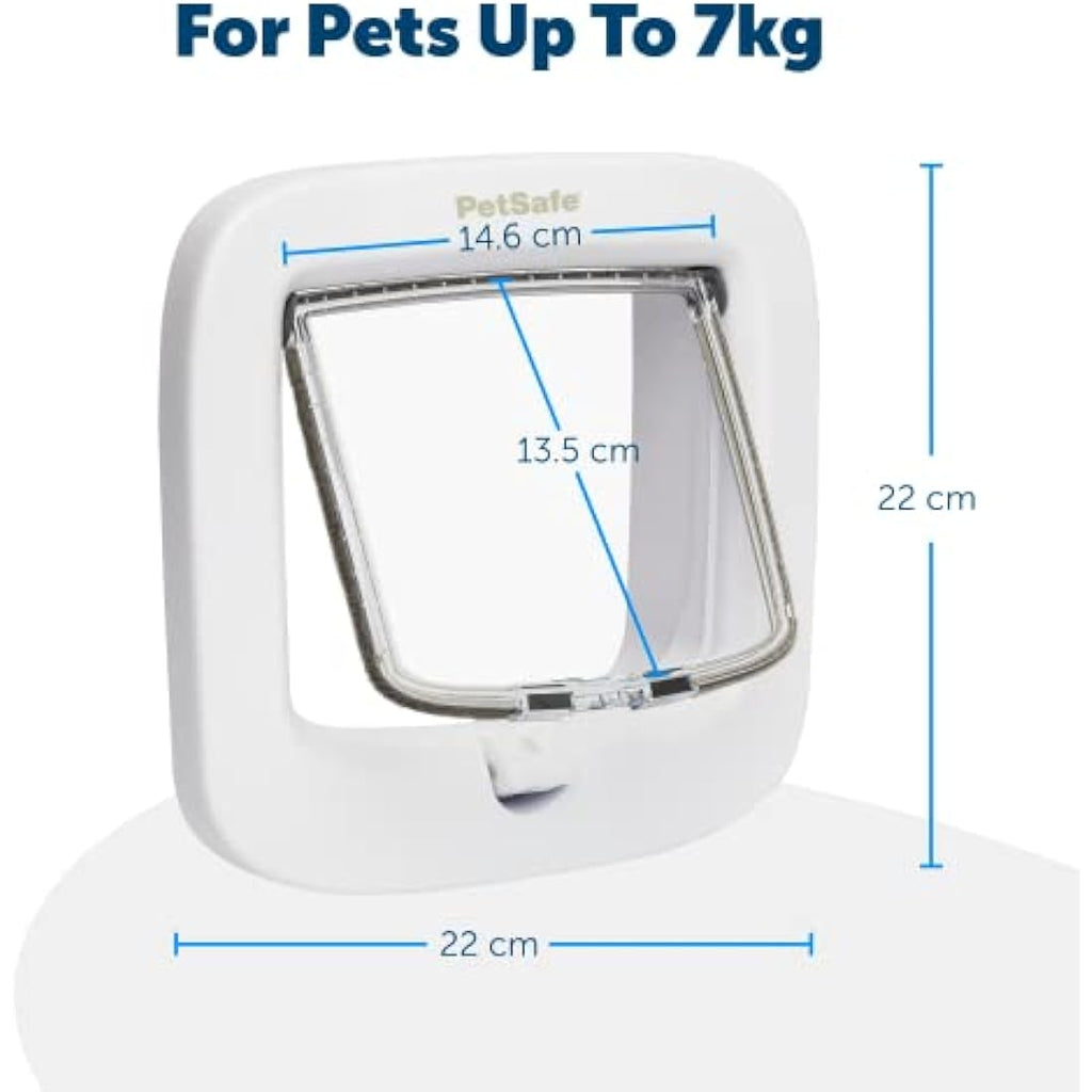 PetSafe Manual-Locking Cat Flap | 4-Way Lock Energy Efficient Door