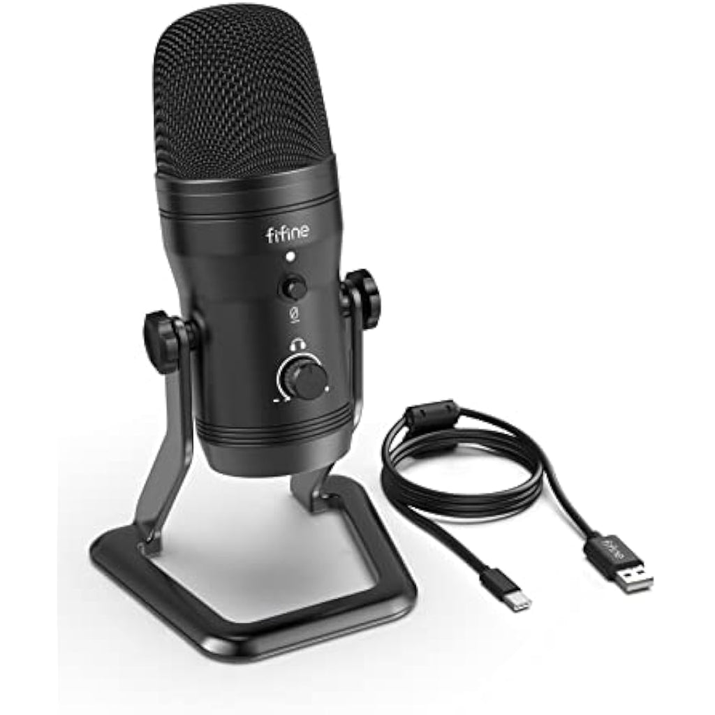 FIFINE K690 USB Microphone | 4 Pickup Patterns for Podcast & Gaming